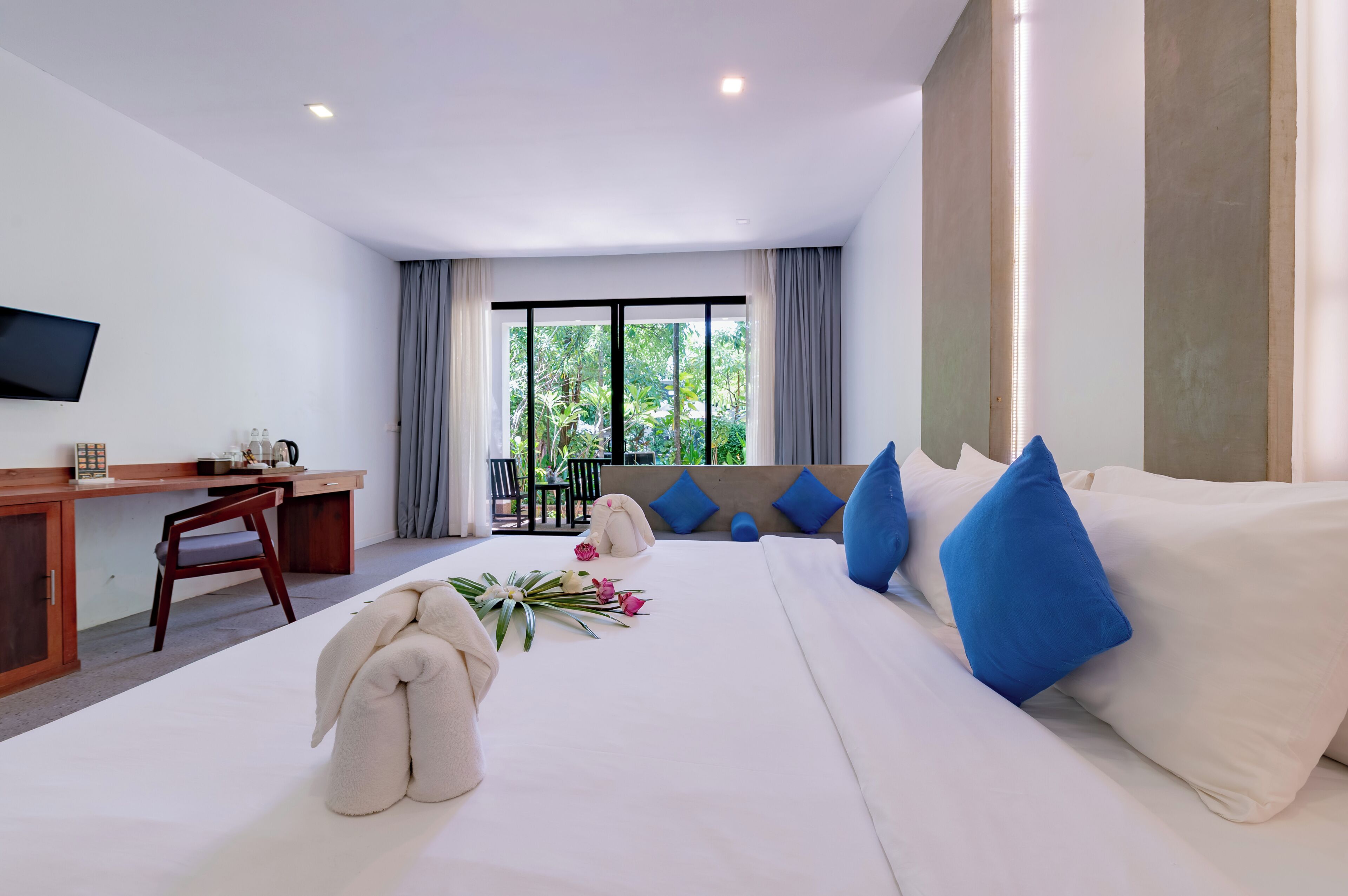 ห้องพัก | ผ้าปูที่นอนฝ้ายอียิปต์, เครื่องนอนระดับพรีเมียม