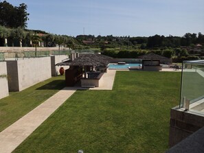 Executive Twin Room, Non Smoking, Pool View | View from room - FH Hotel (Felgueiras)