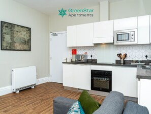 公寓, 1 間臥室 (2) | 私人廚房 | 雪櫃、微波爐、焗爐、爐具