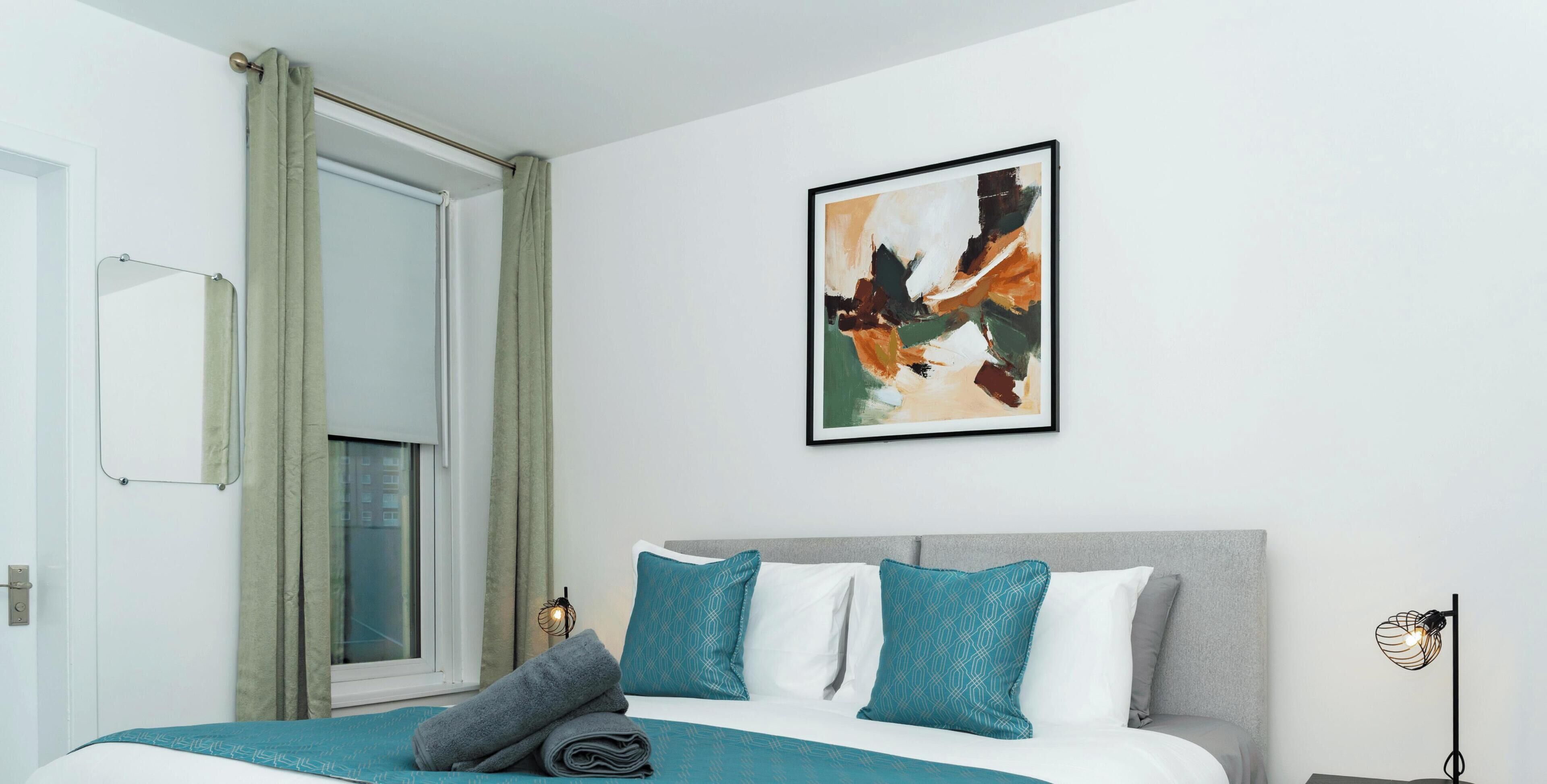 Departamento, 3 habitaciones (2) | Tabla de planchar con plancha, wifi gratis y ropa de cama 