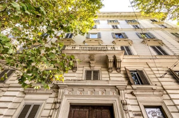 Majoituspaikan julkisivu