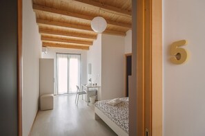 Habitación doble, vista al jardín (n. 5) | Ropa de cama de alta calidad, minibar y insonorización 