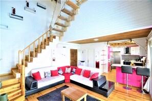 Villa, 2 Bedrooms | Living area | Flat-screen TV - Villa Game (Kas)