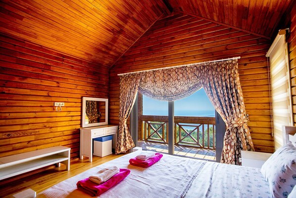 Villa, 1 Schlafzimmer | Verdunkelungsvorhänge, kostenloses WLAN, Bettwäsche