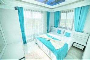 Villa, 2 habitaciones | Cortinas blackout y wifi gratis 