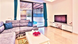 Villa | Living room | Flat-screen TV - Villa Beta (Kas)