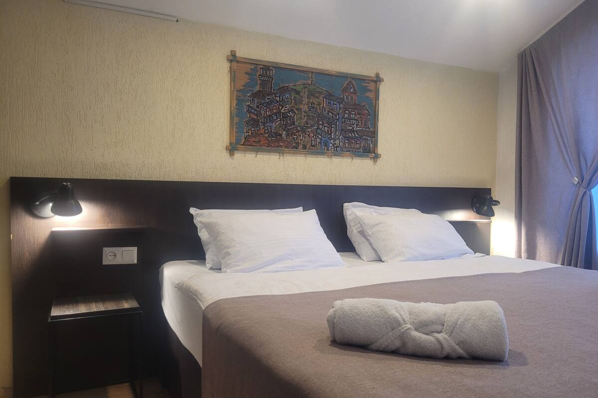 Panoramic Double or Twin Room | Premium bedding, minibar, desk, iron/ironing board