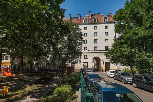 Superior Apartment | Exterior - At the Fountain Apartment (Warsaw)