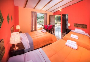 Premium bedding, down comforters, in-room safe, desk