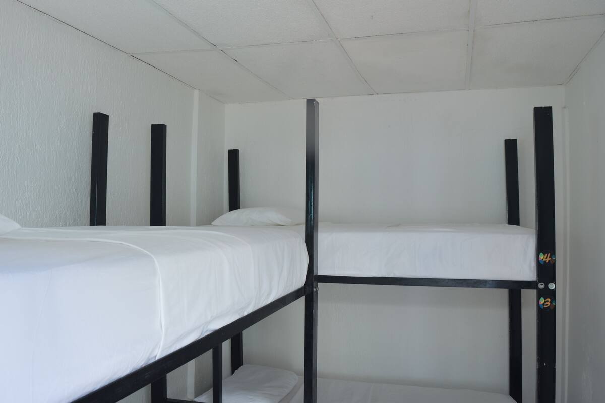 Akualink 6 Mixed Shared Dormitory with Pool view, Exterior Shared Bathroom | Blackout curtains, iron/ironing board, free WiFi, bed sheets