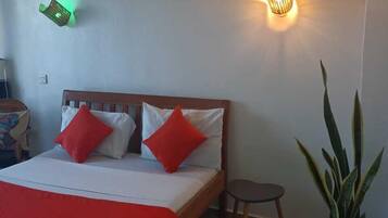 1 habitación, tabla de planchar con plancha, wifi y ropa de cama