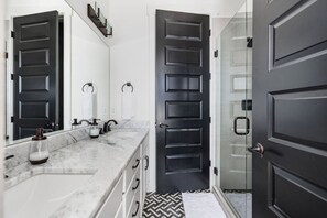 Hair dryer, towels