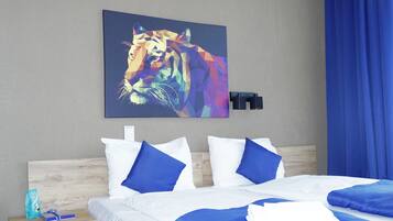 Doppelzimmer | Schreibtisch, Bügeleisen/Bügelbrett, kostenloses WLAN, Bettwäsche