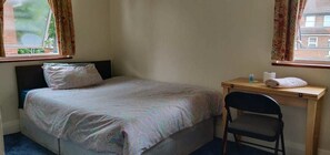 Desk, laptop workspace, iron/ironing board, free WiFi
