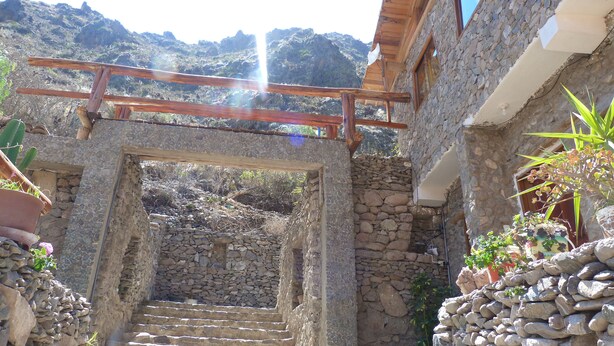 Room, 1 Double Bed (Molle) | View from room - Casa Inka B&B (Ollantaytambo)