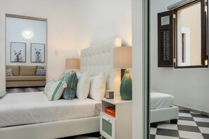 1 bedroom, iron/ironing board, travel crib, WiFi