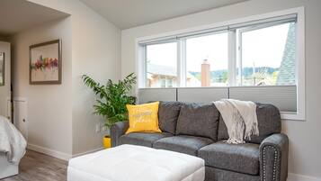 Smart TV, books, stereo