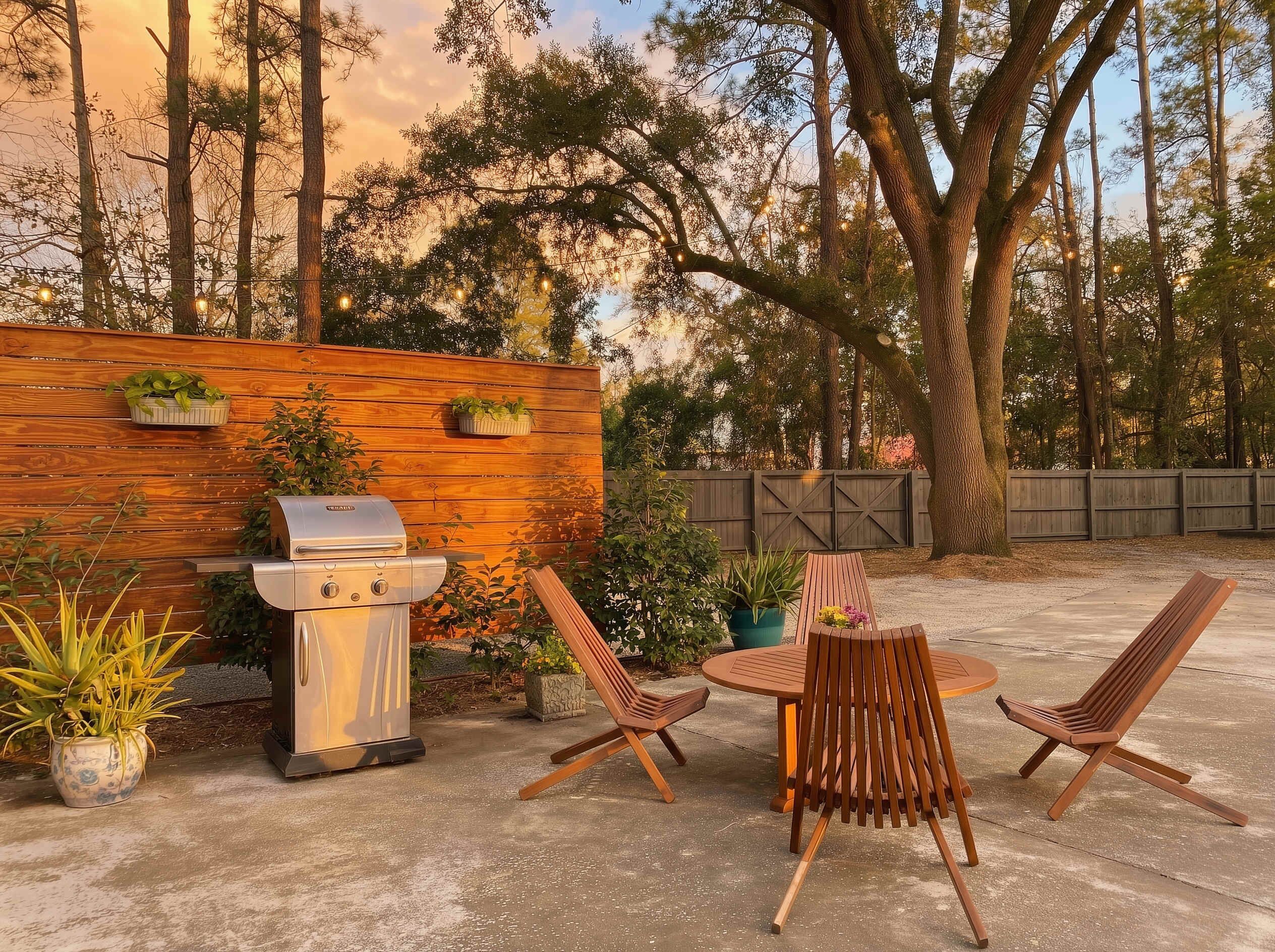 Opções para refeição ao ar livre