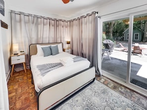 1 bedroom, iron/ironing board, travel crib, WiFi