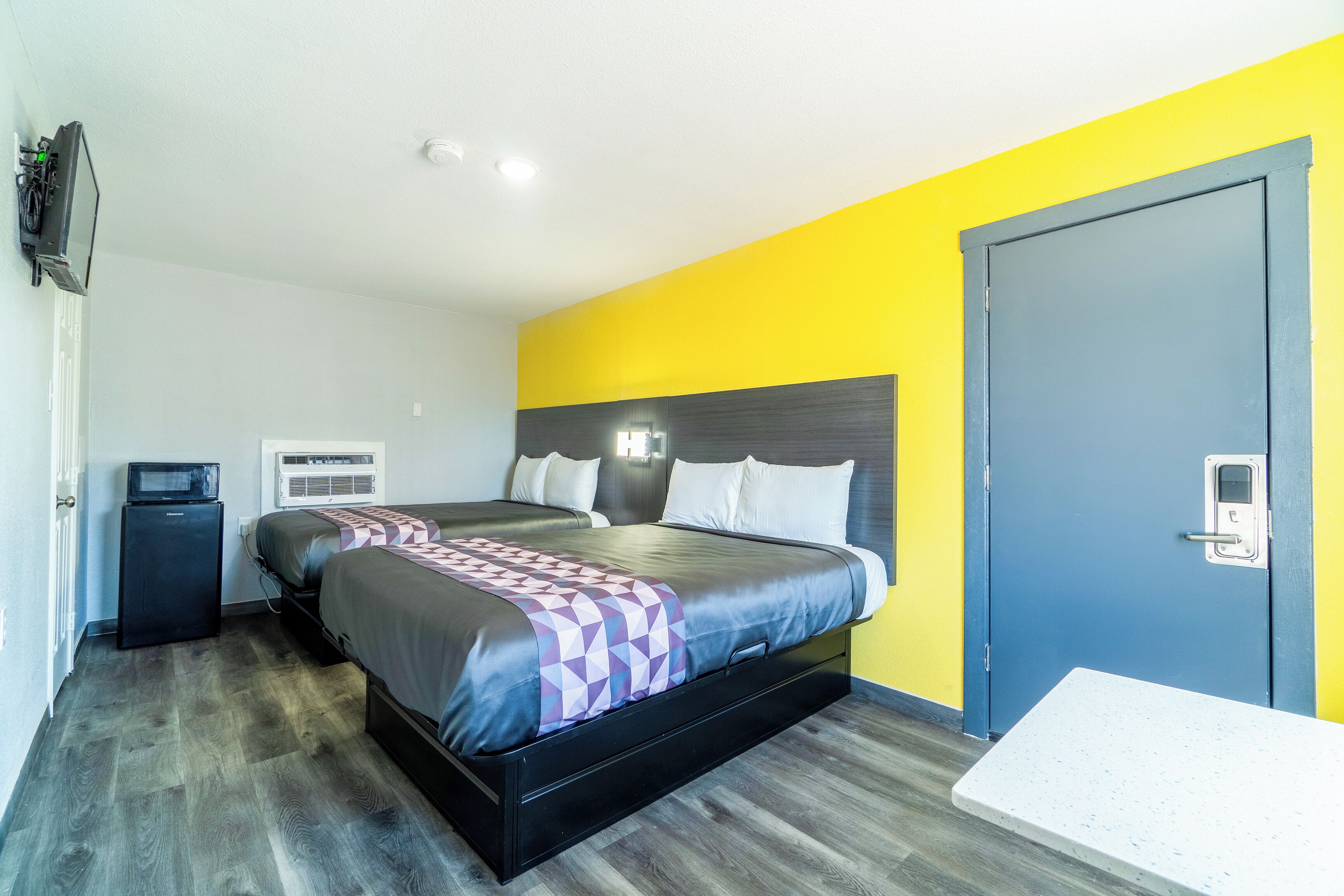 Room, 2 Queen Beds, Non Smoking | Free WiFi, bed sheets