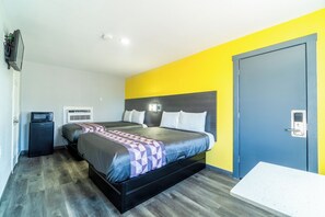 Habitación, 2 camas Queen size, para no fumadores | Wifi gratis y ropa de cama 