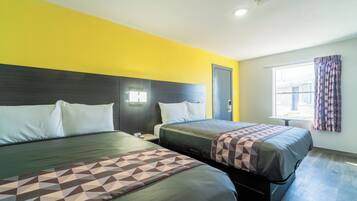 Room, 2 Queen Beds, Non Smoking | 1 bedroom, free WiFi, bed sheets
