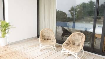 Chambre Double Exécutive, vue mer (Queen) | Terrasse/Patio