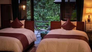 Japanese Western Style Premier Room (Asamoya), Non Smoking, Adult Only | In-room safe, free WiFi, bed sheets