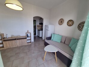 Apartment, 1 Bedroom, Pool Access | Living area | TV - Corfu Island Apartment 147-150 (Corfu)