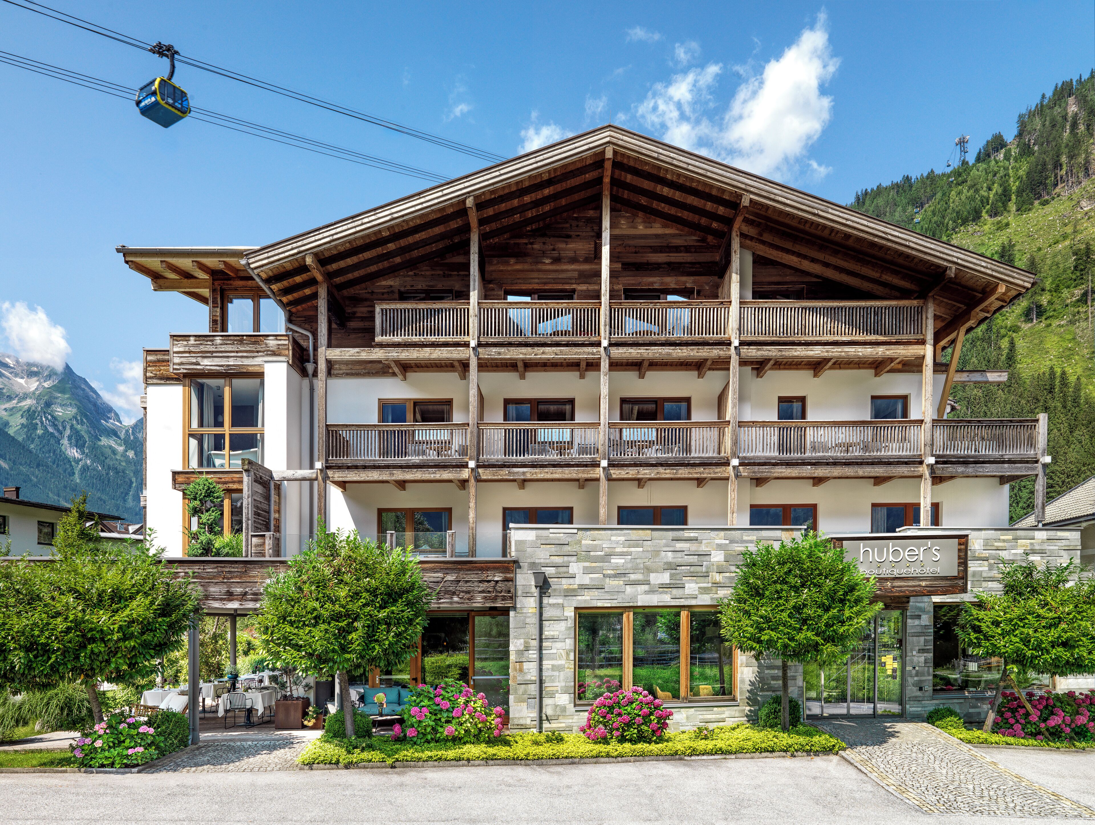 Façade de l’hébergement