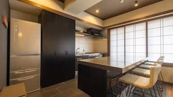 Tanuki 2 Bedroom Apartment L4 | Private kitchen | Fridge, microwave, stovetop, toaster