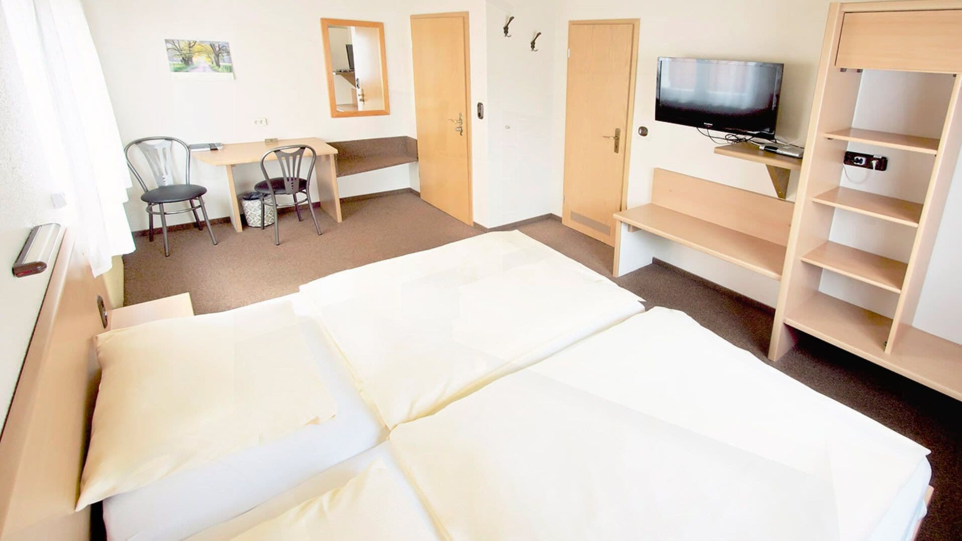 iron/ironing board, free wifi, bed sheets