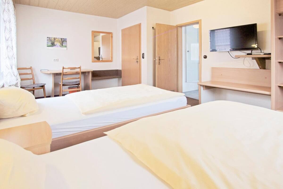 iron/ironing board, free wifi, bed sheets