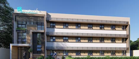 Voorkant van accommodatie