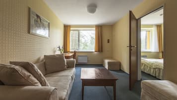 Apartment, 1 Bedroom | Living area | LED TV