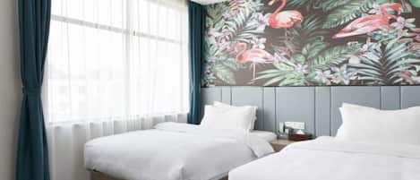 Free WiFi, bed sheets