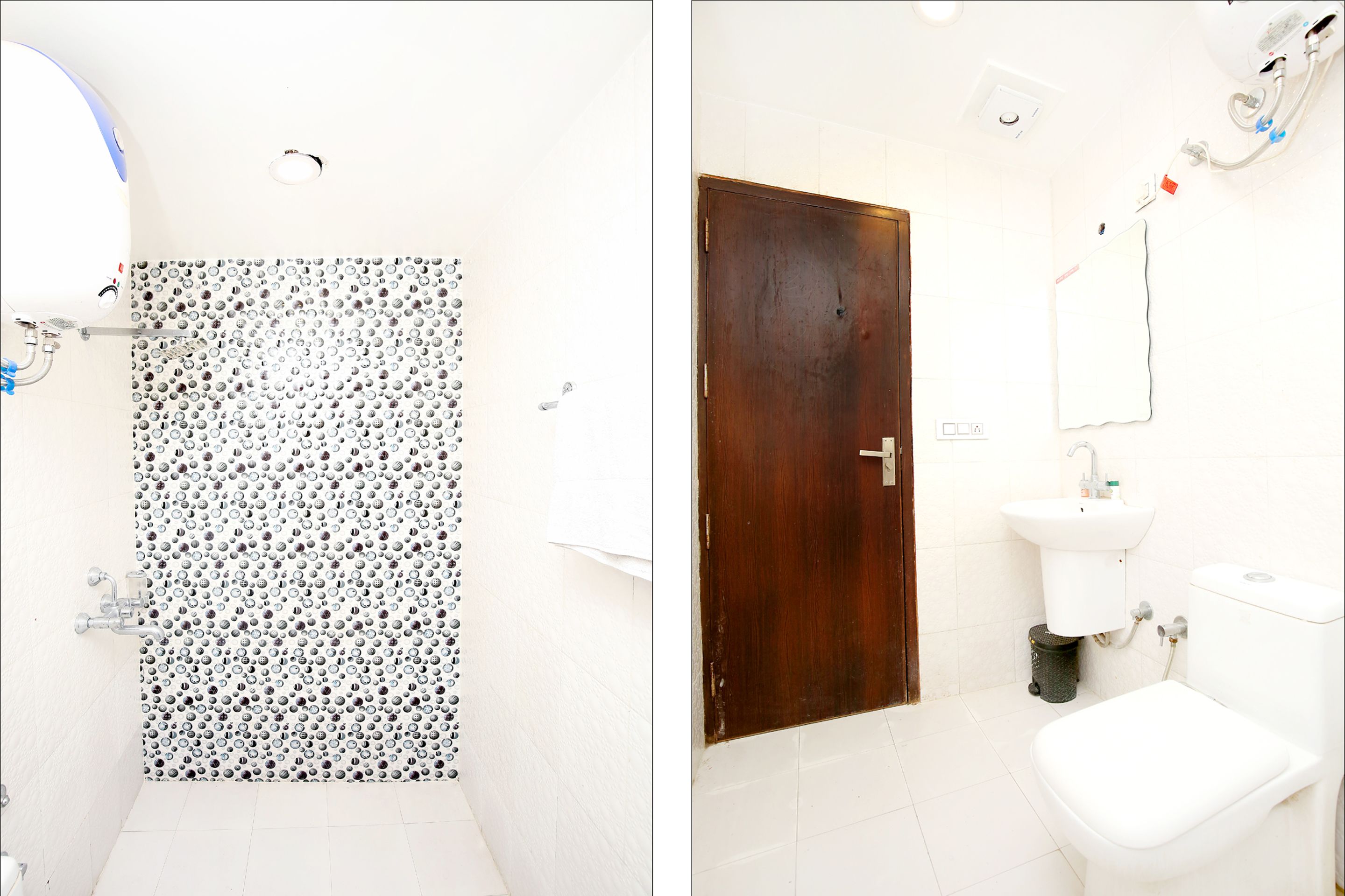 free toiletries, towels