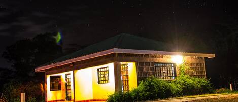 Front of property – evening/night