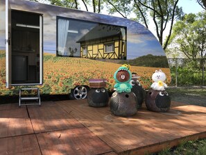 Signature huisje, 1 slaapkamer | Terras