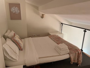 1 bedroom, iron/ironing board, travel crib, WiFi