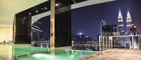 Indoor pool, outdoor pool