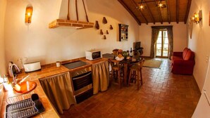 Apartment, 1 Bedroom | Private kitchen | Coffee/tea maker, full-size fridge, microwave, oven - Monte da Boavista (Odemira)