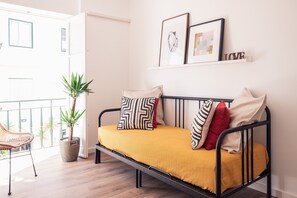 Appartement Ville, 1 chambre, balcon (Conqvistador 101) | Salle de séjour