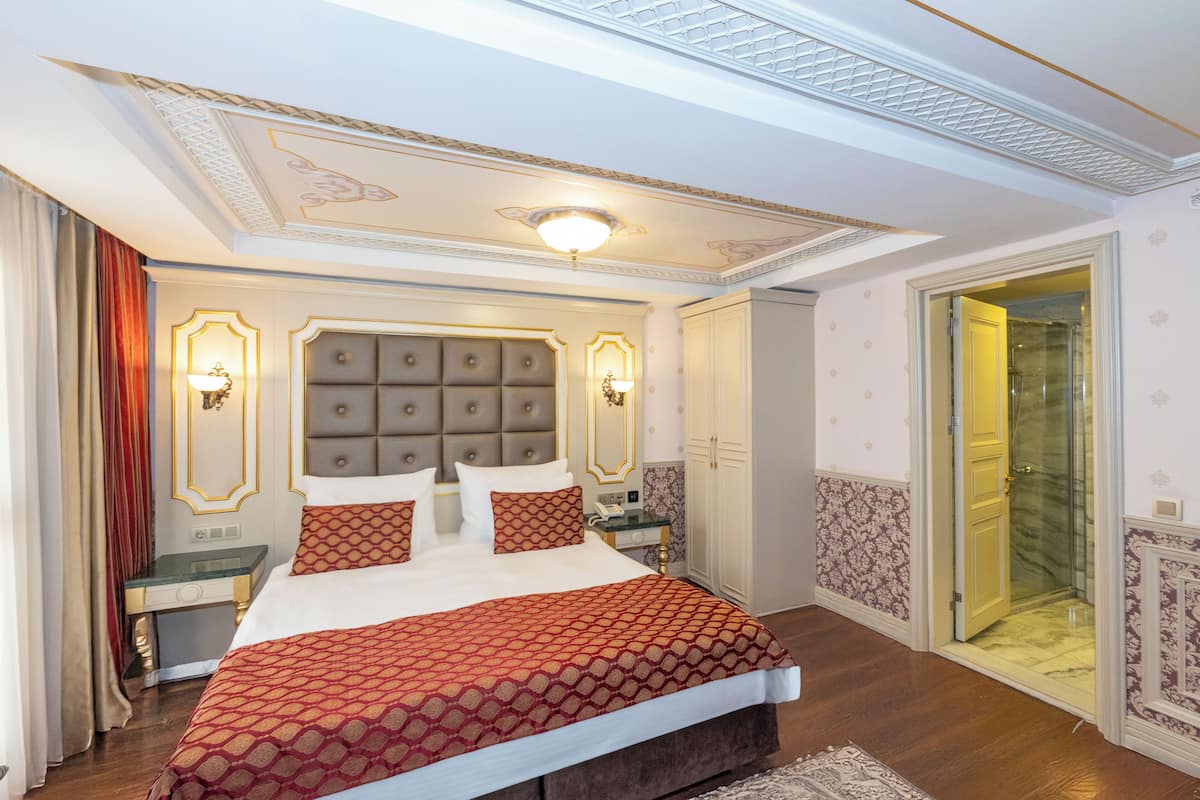 Deluxe Double Room with Terrace | 1 sovrum, egyptiska bomullslakan och sängtillbehör av högsta kvalitet