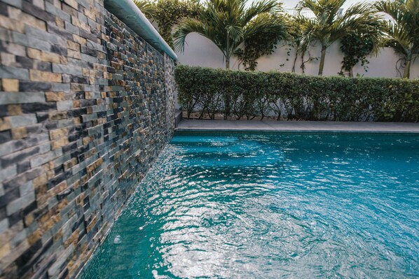 Alberca al aire libre 