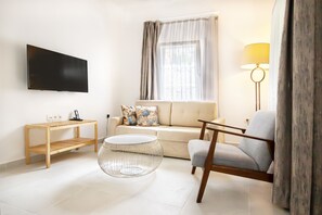 Suite, vue sur le jardin | Draps en coton égyptien, literie de qualité, couette en duvet