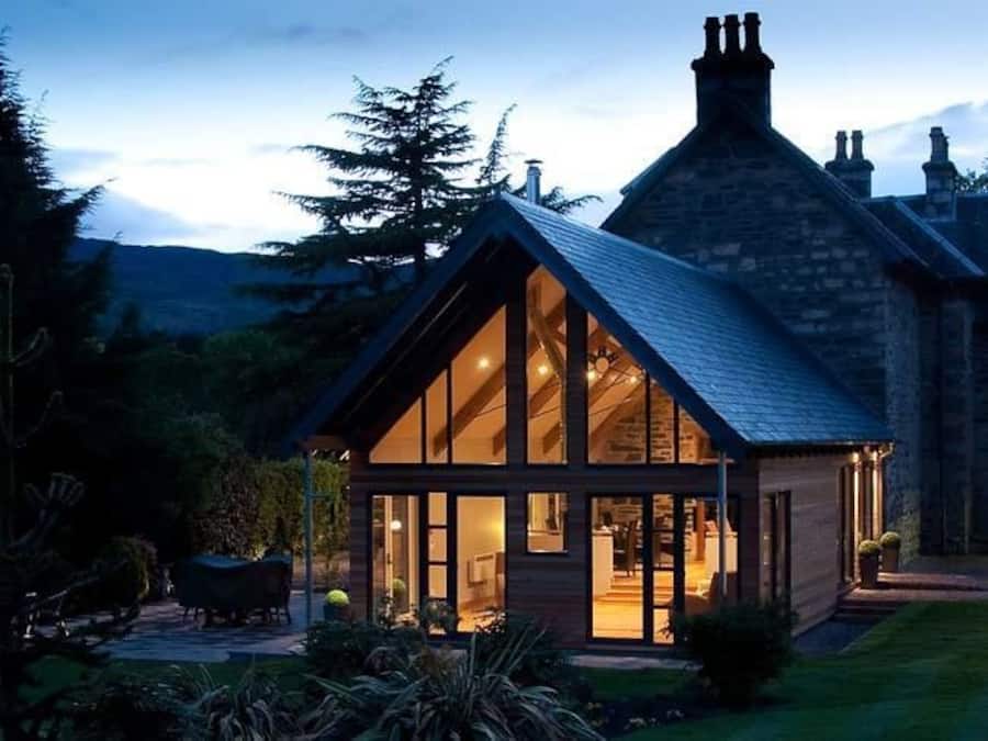 Front of property - evening/night