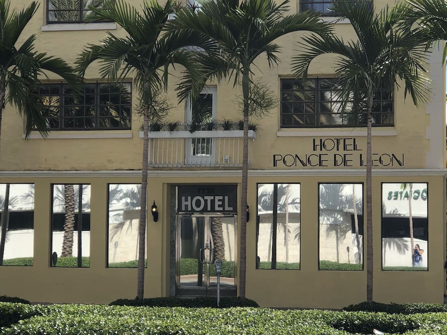 Overnatningsstedets facade