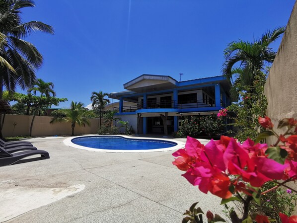 Outdoor pool, a heated pool - Beautiful Home With a Private Beach and Pool - Connect w/ Nature & Relax! (Bajamar)