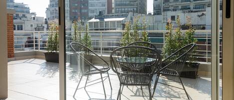 Deluxe-Apartment | Balkon